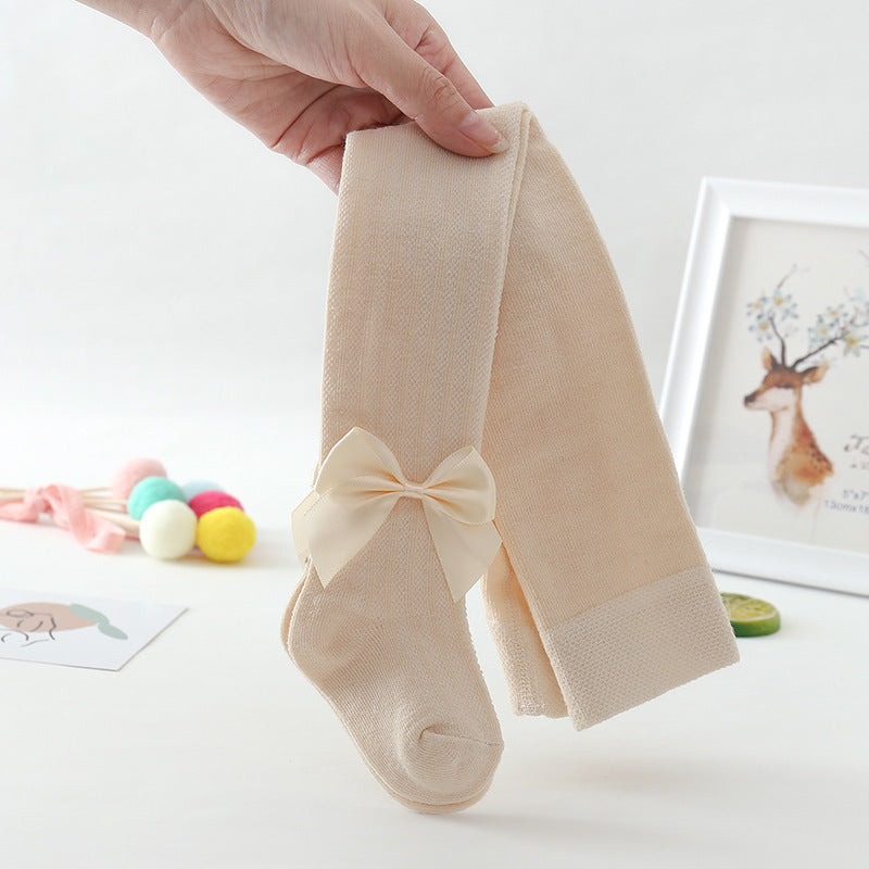 Children's baby pantyhose mesh big bow - Cindi Book