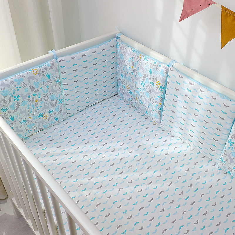 Cartoon embroidered cotton bumper bed - Cindi Book