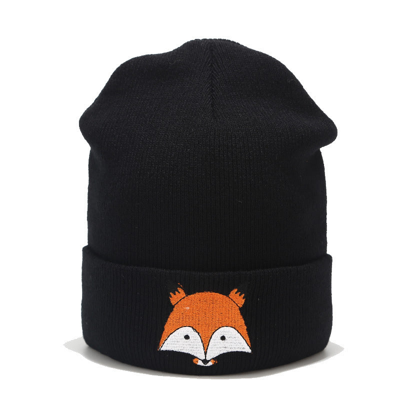 Embroidered wool cap - Cindi Book