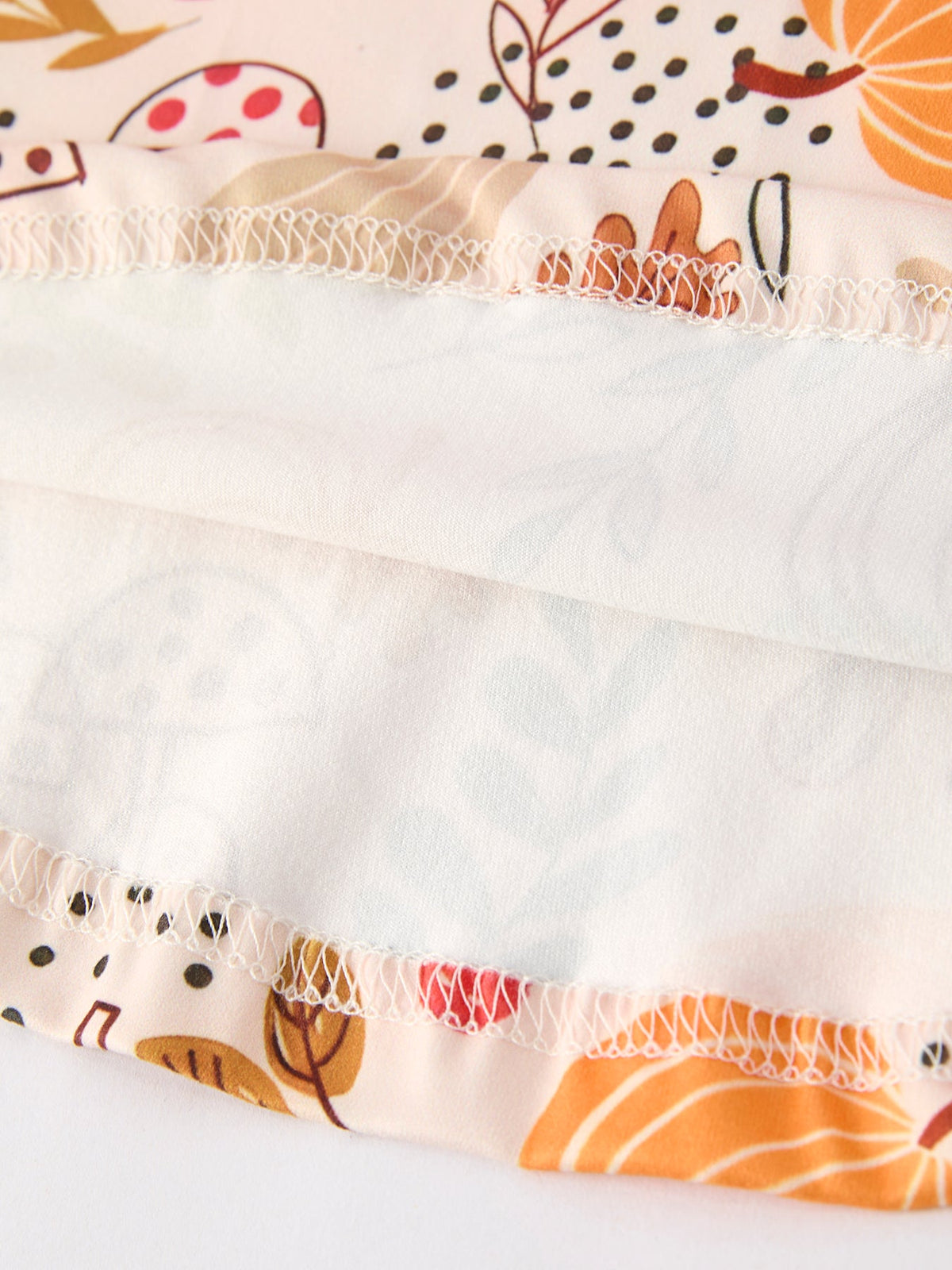 Rylee Faith Designs - Fall Thanksgiving Pumpkin Leaf Print Dress - alternate view 10