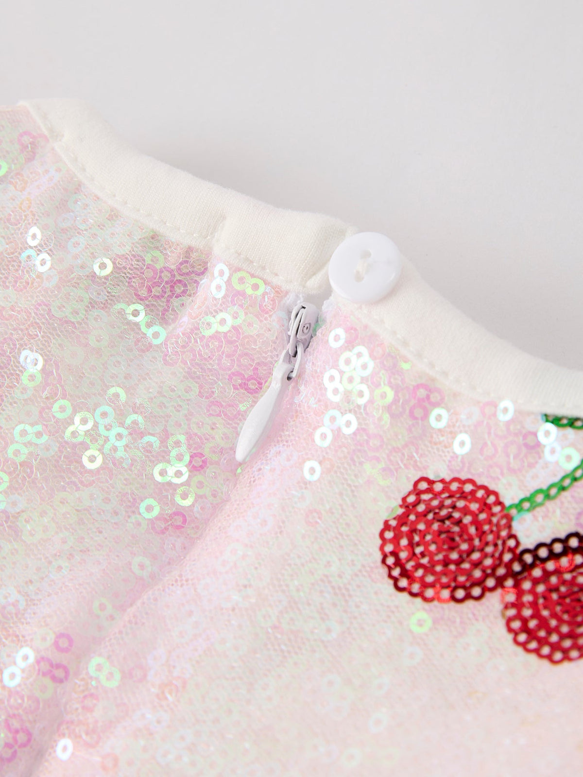 Rylee Faith Designs - Sweet Cherry Sequins Cute Dress - alternate view 13