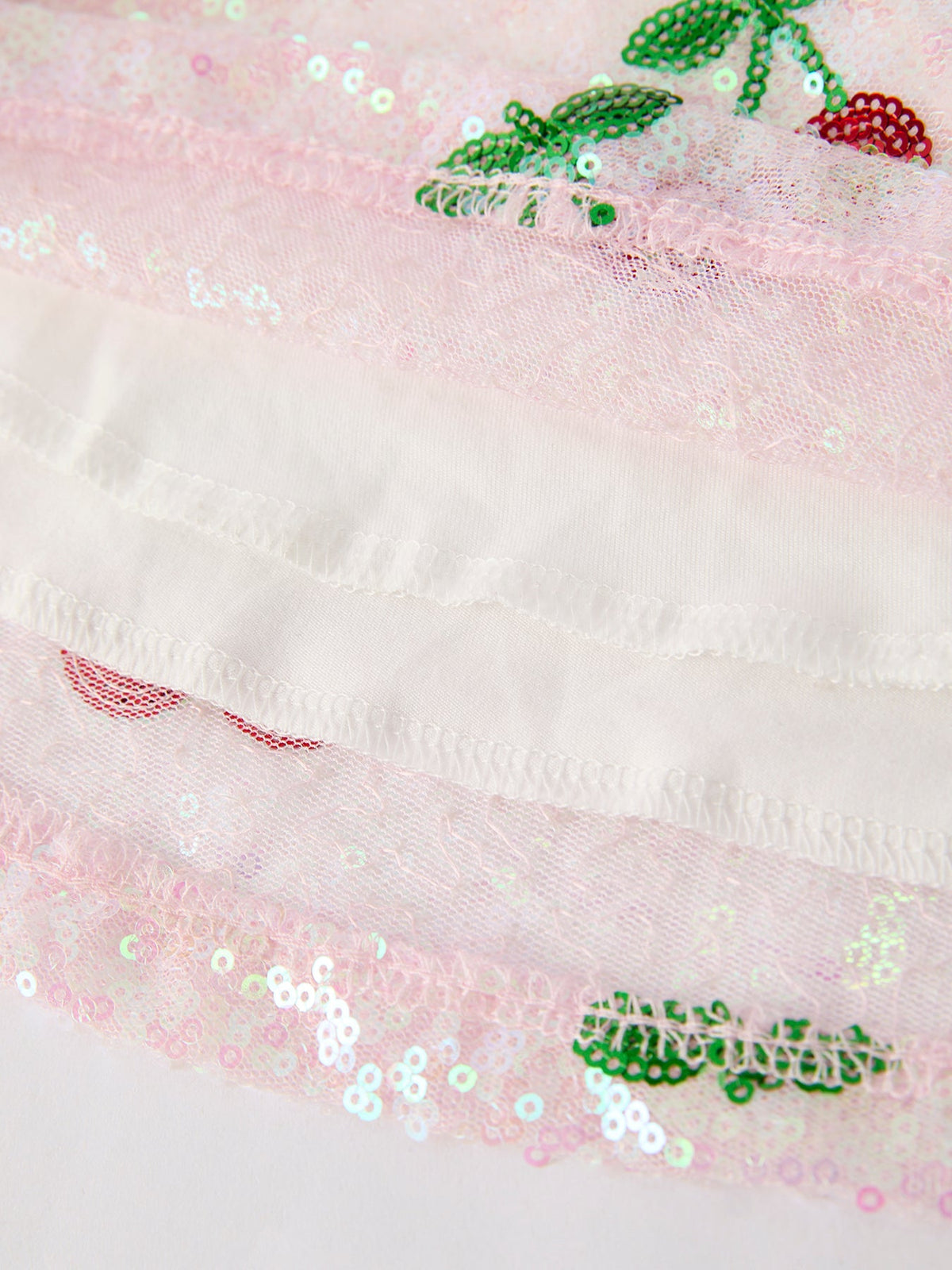 Rylee Faith Designs - Sweet Cherry Sequins Cute Dress - alternate view 9