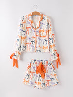 Rylee Faith Designs - Halloween Mommy and Me Bow Print Pajama Set - alternate view 10