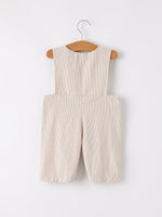 Rylee Faith Designs - Fall Halloween & Thanksgiving Pumpkin Smock Embroidered Boys Romper - alternate view 12