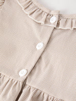 Rylee Faith Designs - Fall Thanksgiving Pumpkin Embroidery Smock Plaid Girls Dress - alternate view 15