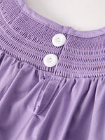 Rylee Faith Designs - Purple Halloween Smock Embroidery Baby Girl Dress - alternate view 5
