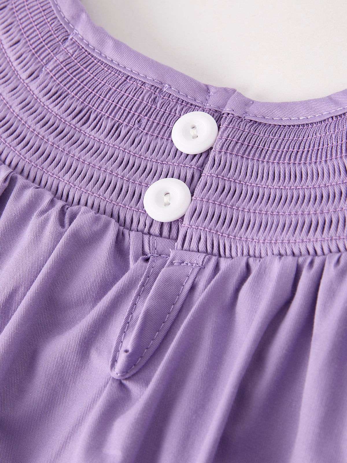 Rylee Faith Designs - Purple Halloween Smock Embroidery Baby Girl Dress - alternate view 5