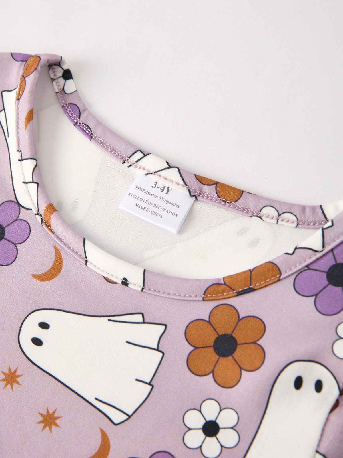 Rylee Faith Designs - 2 Piece Halloween Ghost Striped Girls Dress Set - alternate view 7