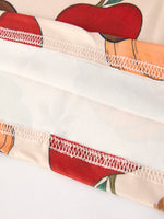 Rylee Faith Designs - 2 Piece Thanksgiving Pumpkin Stripe Print Girls Dress Set - alternate view 6