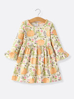 Rylee Faith Designs - 2 Piece Fall Halloween Thanksgiving Girls Dress Set - alternate view 3