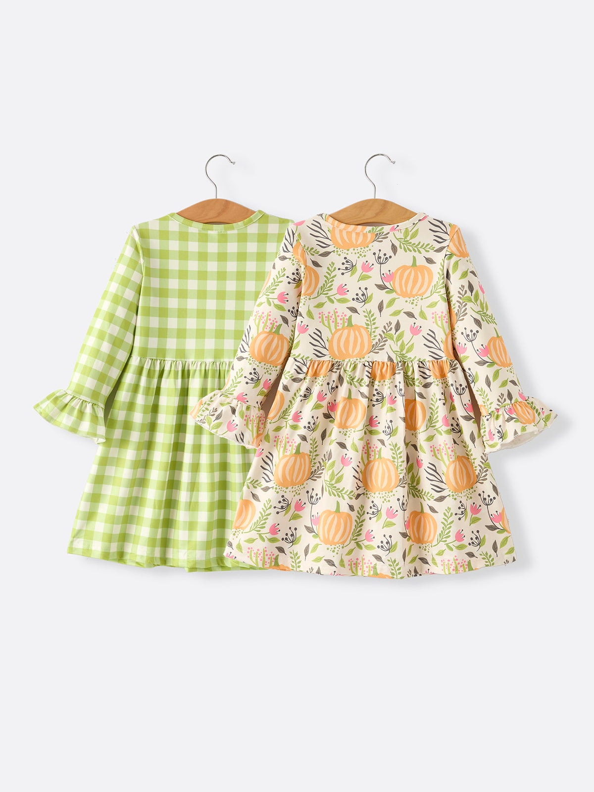 Rylee Faith Designs - 2 Piece Fall Halloween Thanksgiving Girls Dress Set - alternate view 2