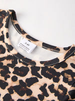 Rylee Faith Designs - Fall Pumpkin Leopard Print Autumn Girls Ruffle Two-Piece Dress - alternate view 5