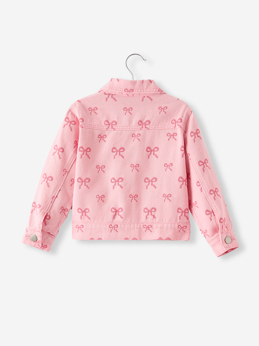 Rylee Faith Designs - Pink Fall Girls Denim Jacket - alternate view 10
