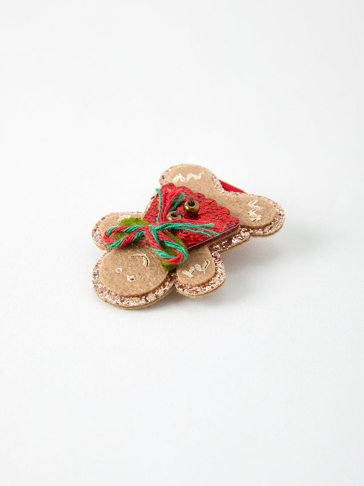 Rylee Faith Designs - Christmas Gingerbread Girls Hair Clip - alternate view 4