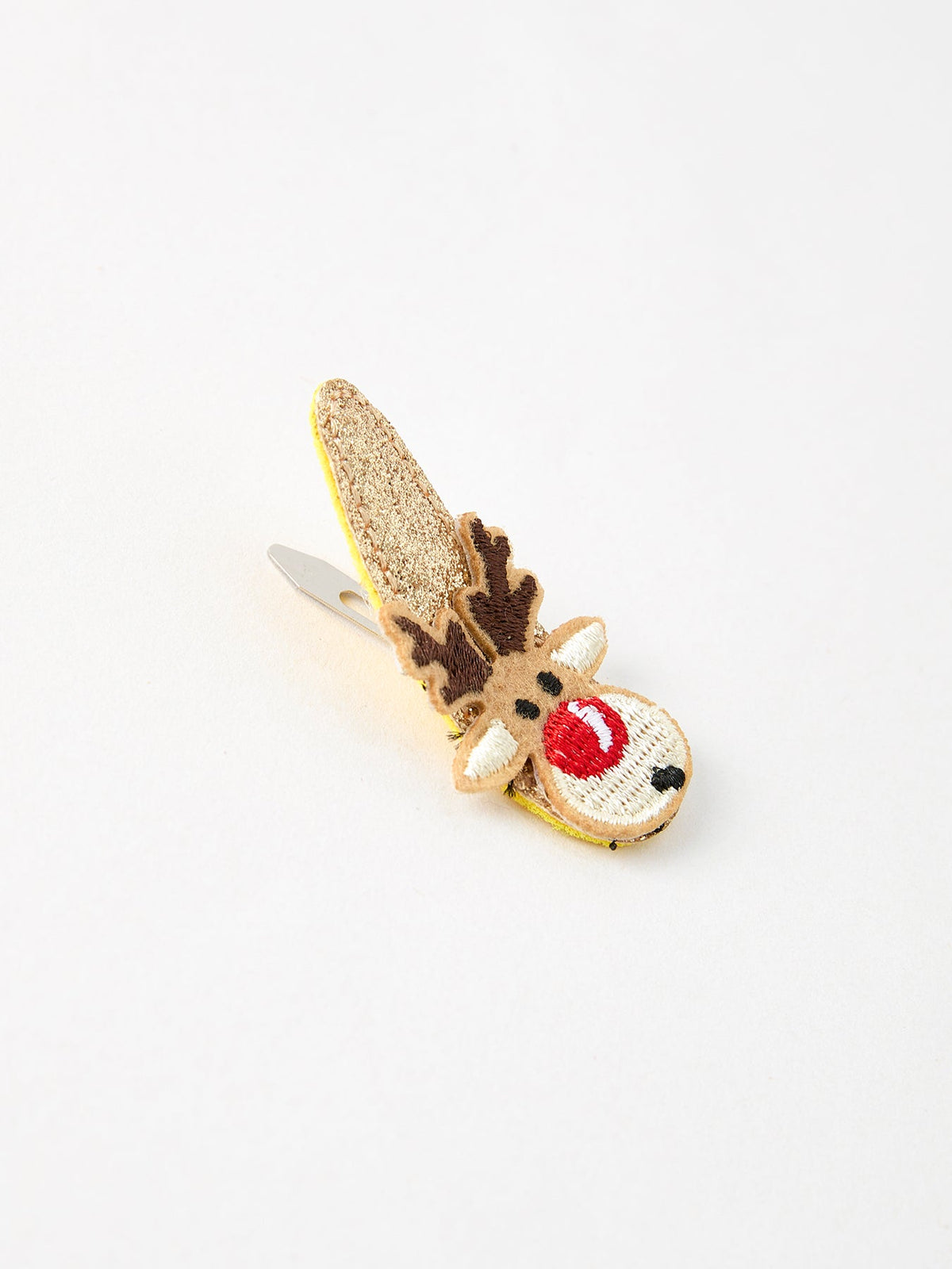 Rylee Faith Designs - Christmas Elk Girls Hair Clip - alternate view 3