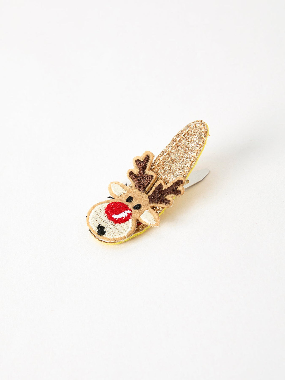 Rylee Faith Designs - Christmas Elk Girls Hair Clip - alternate view 2