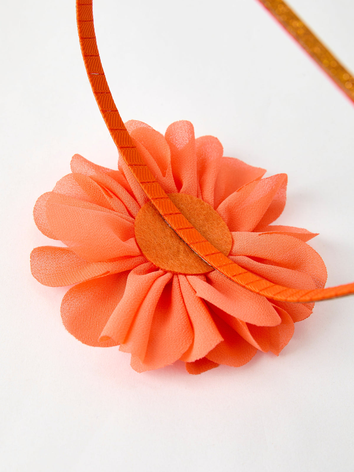 Rylee Faith Designs - Halloween Pumpkin Floral Girls Headband - alternate view 4