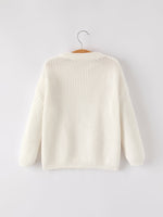Rylee Faith Designs - Mommy & Me Winter Girls Bow Sequins Pullover Sweater - alternate view 10