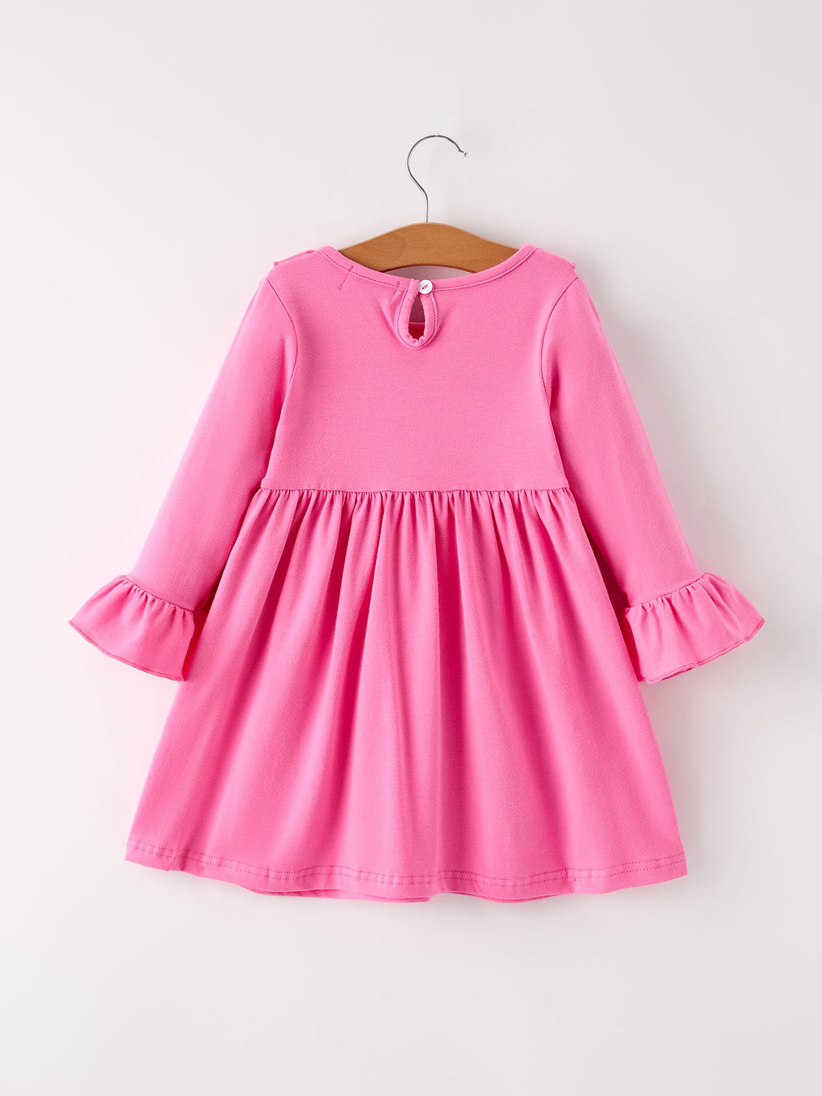 Rylee Faith Designs - Fall Thanksgiving& Halloween "GOBBLE" Smock Embroidery Baby Girl Dress - alternate view 8