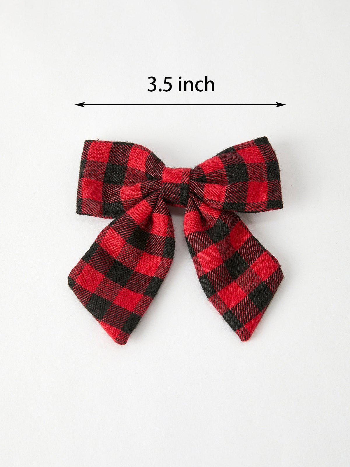 Rylee Faith Designs - Winter Christmas Plaid Bow Hair Clip - alternate view 2