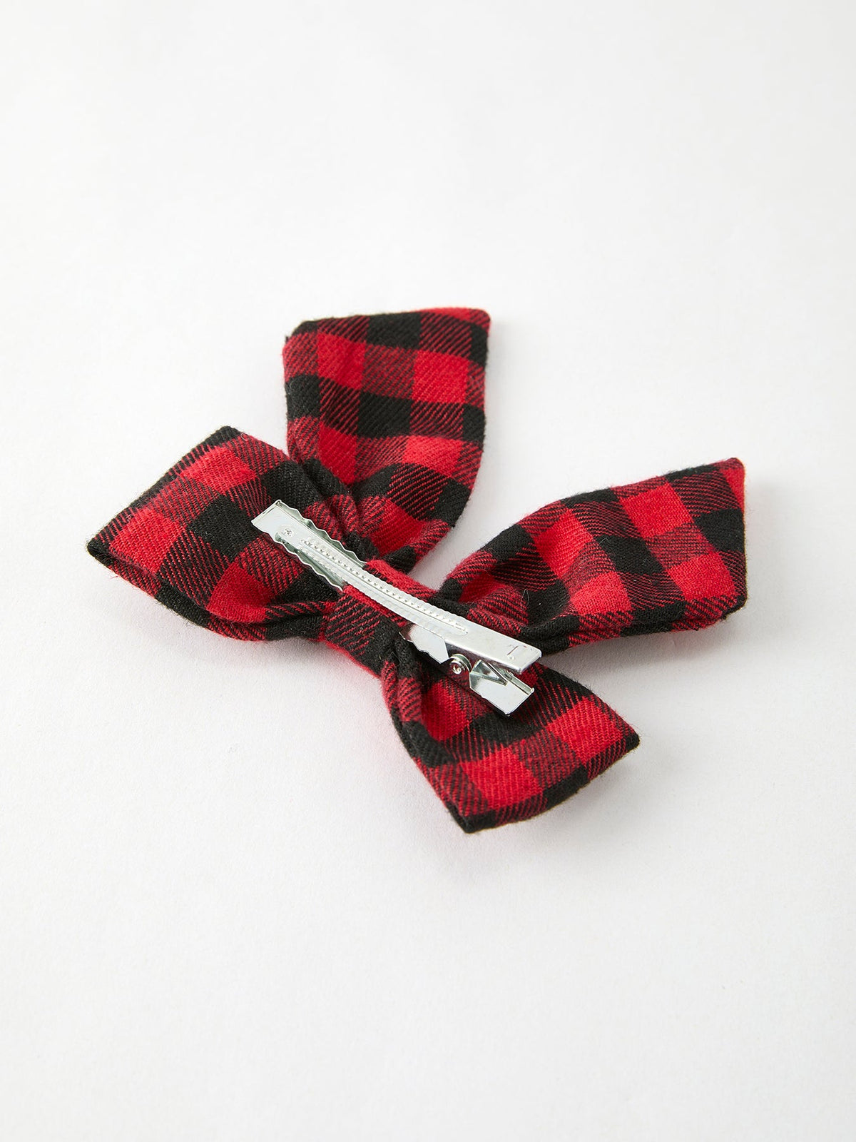 Rylee Faith Designs - Winter Christmas Plaid Bow Hair Clip - alternate view 5