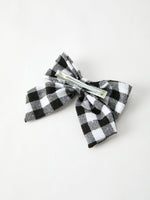 Rylee Faith Designs - Winter Christmas Plaid Bow Hair Clip - alternate view 9