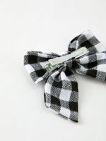 Rylee Faith Designs - Winter Christmas Plaid Bow Hair Clip - alternate view 11
