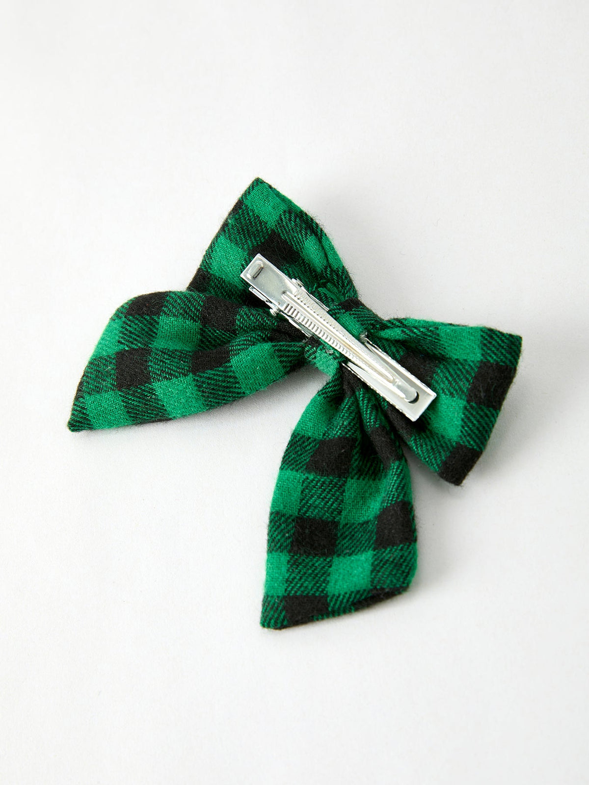 Rylee Faith Designs - Winter Christmas Plaid Bow Hair Clip - alternate view 14