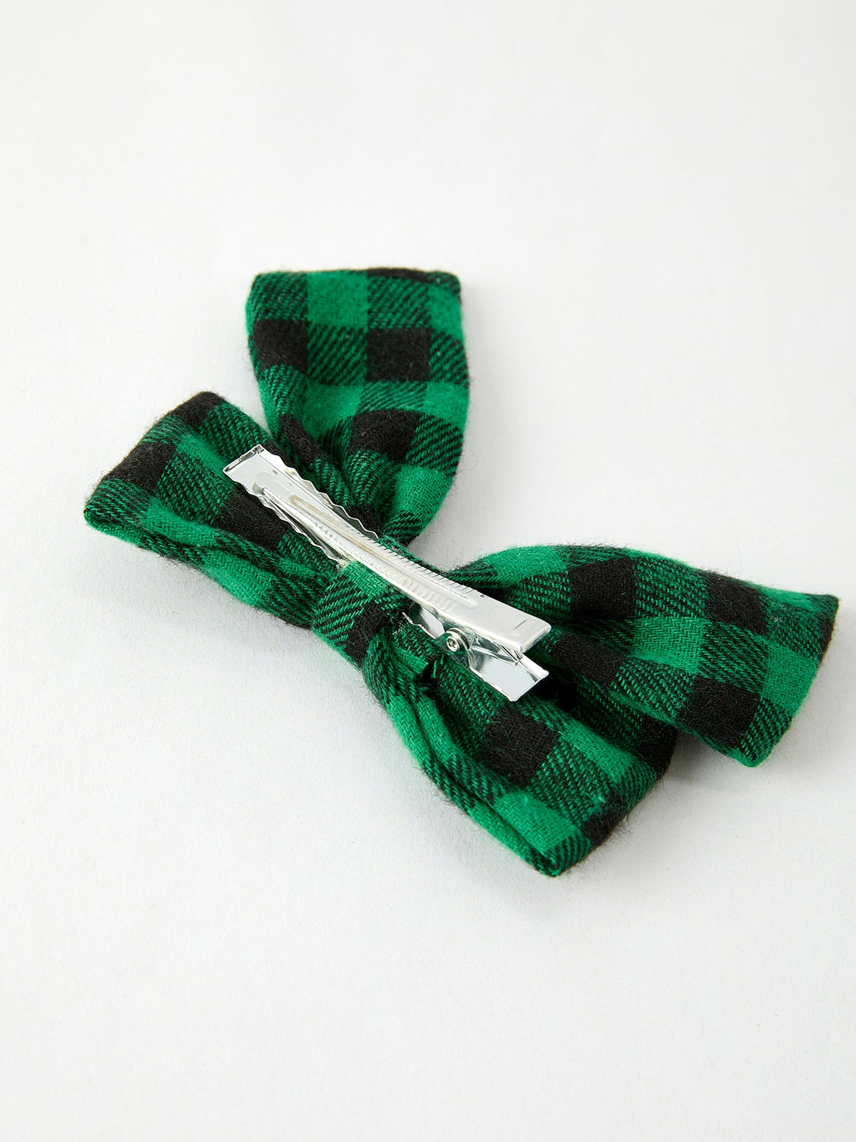 Rylee Faith Designs - Winter Christmas Plaid Bow Hair Clip - alternate view 15