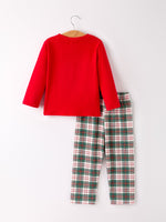 Rylee Faith Designs - Christmas Plaid Smocking Embroidered Boys Set - alternate view 7