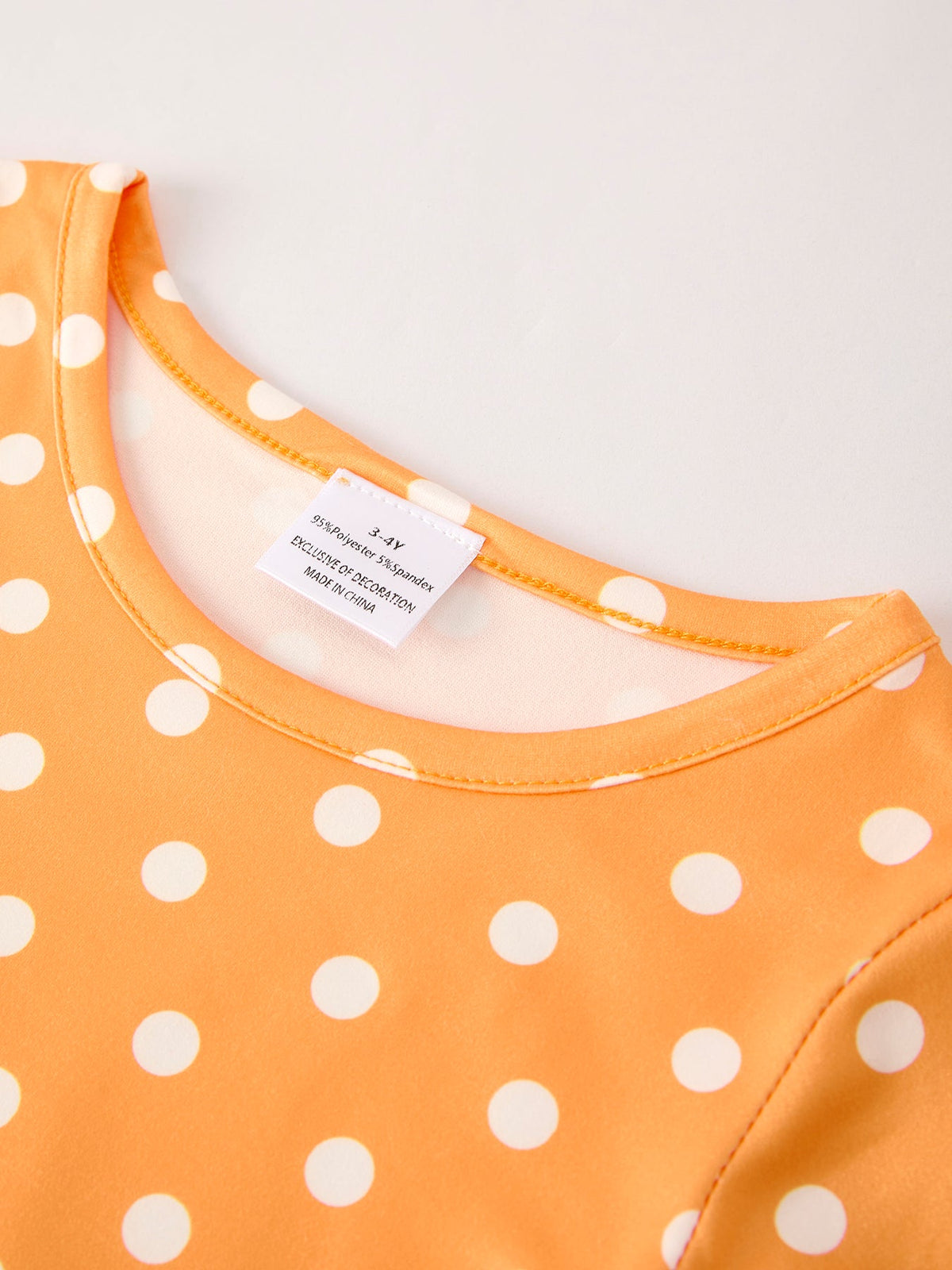 Rylee Faith Designs - Thanksgiving Day Fall Girls Set Of 2 Pcs In One Package Pumpkin Print Dress - alternate view 11