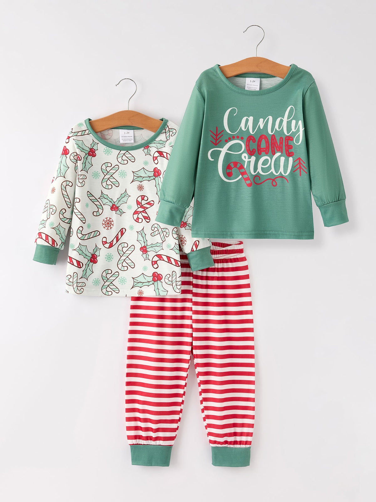 Rylee Faith Designs - Christmas 3 Piece Girls Pajama Set - alternate view 11