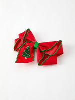 Rylee Faith Designs - Winter Christmas tree Hair Clip