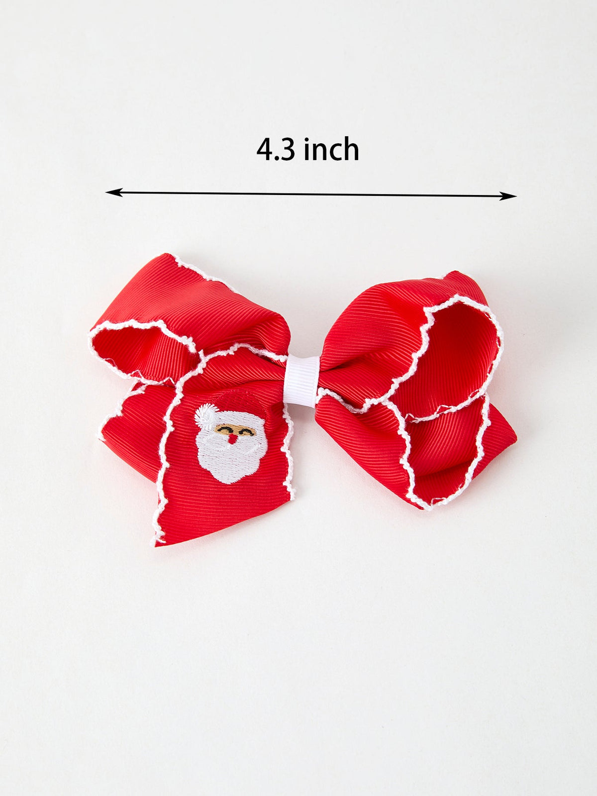 Rylee Faith Designs - Winter Christmas Santa Hair Clip 4.3inch - alternate view 7