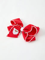 Rylee Faith Designs - Winter Christmas Santa Hair Clip 4.3inch - alternate view 6