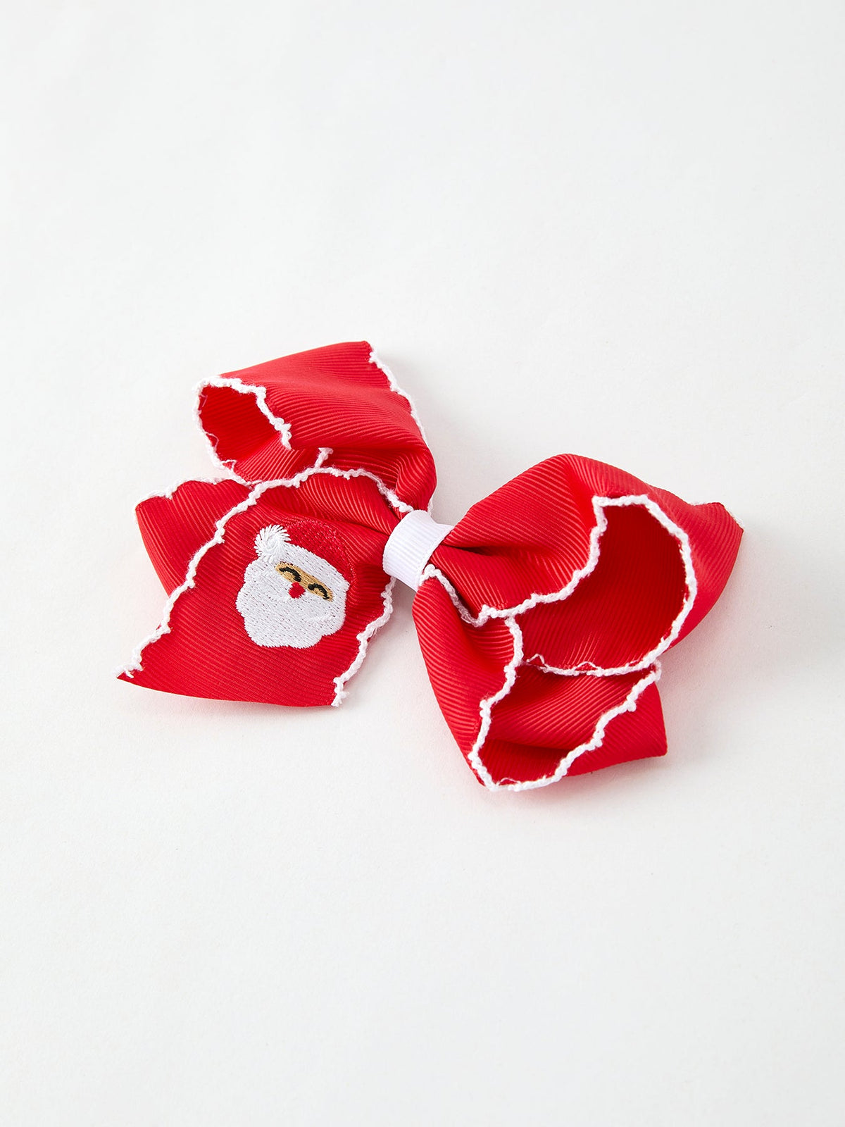Rylee Faith Designs - Winter Christmas Santa Hair Clip 4.3inch - alternate view 6