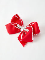 Rylee Faith Designs - Winter Christmas Santa Hair Clip 4.3inch - alternate view 9