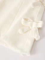 Rylee Faith Designs - Charming White Denim Pants with Cute Bows - alternate view 4