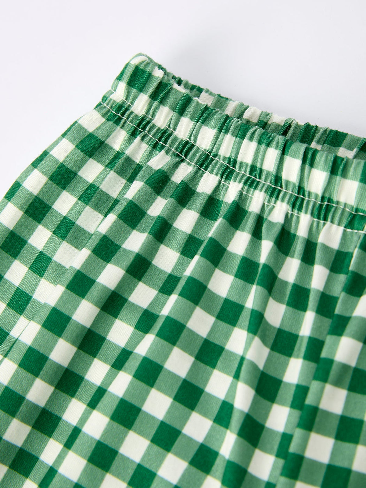 Rylee Faith Designs - Christmas Tree Dog Smocking Embroidered Plaid Boys Set - alternate view 10