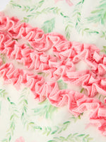 Rylee Faith Designs - Christmas Tree Wreath Print Long Sleeve Zip Baby Girls Romper - alternate view 9