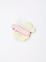 Rylee Faith Designs - Christmas Pink Santa Girls 2-inch Hair Clip– Pink Girls' Hair Accessory - alternate view 4