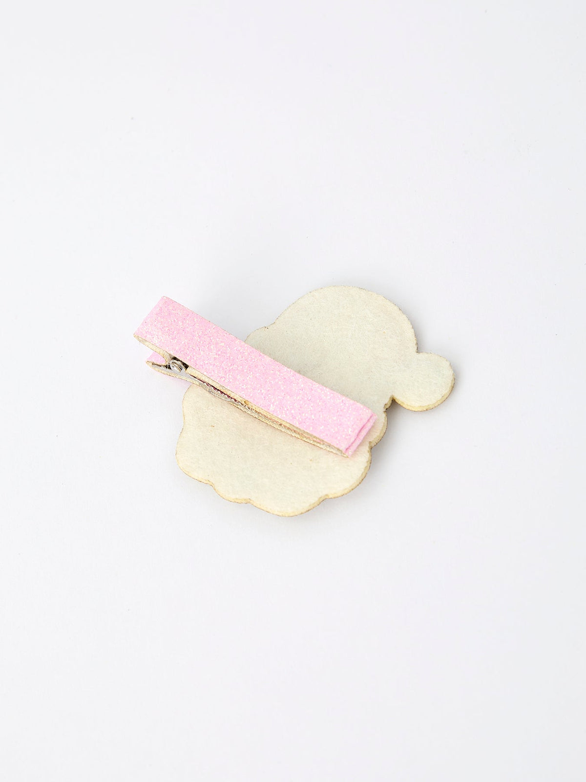 Rylee Faith Designs - Christmas Pink Santa Girls 2-inch Hair Clip– Pink Girls' Hair Accessory - alternate view 4