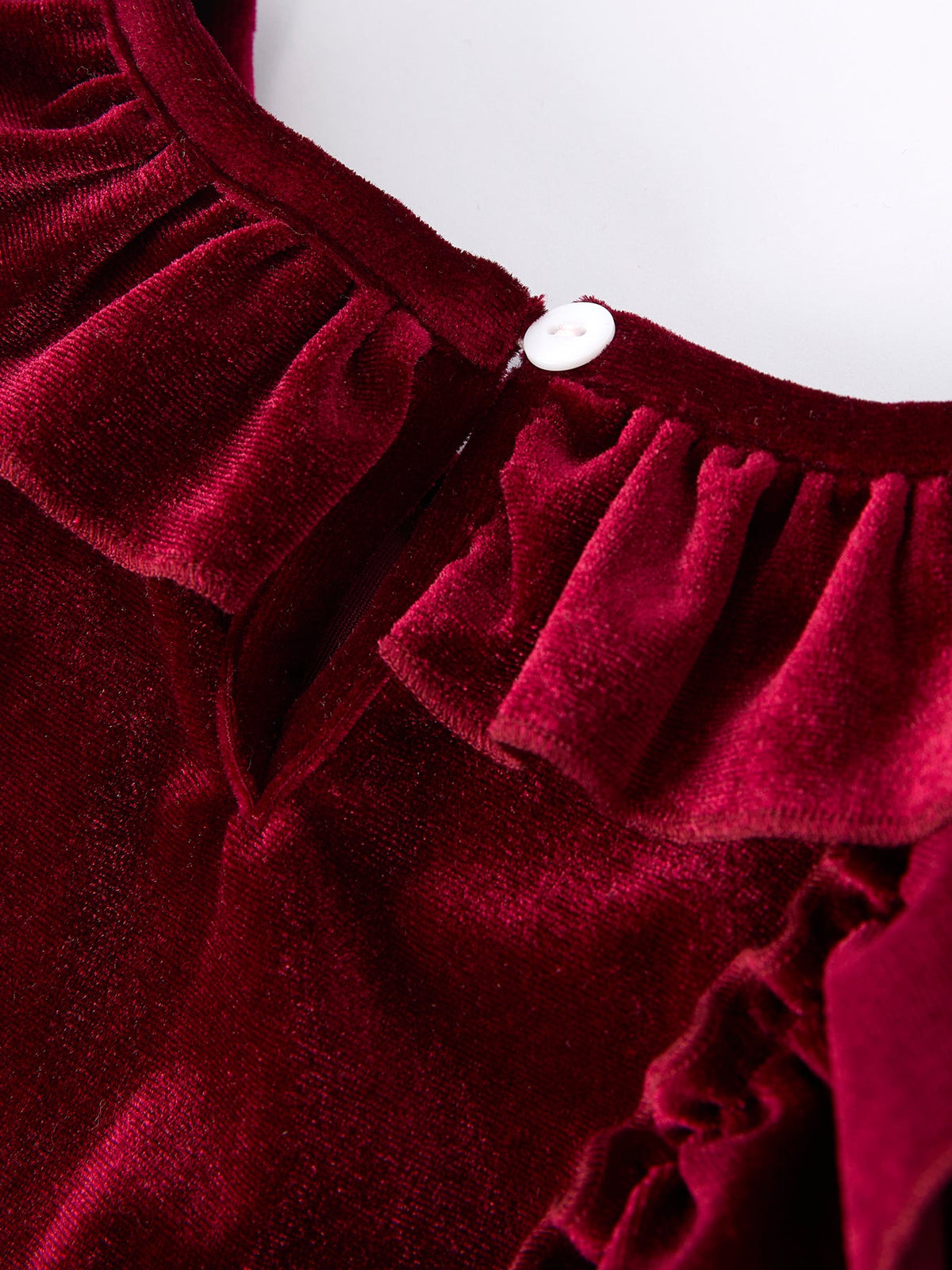 Rylee Faith Designs - Autumn Velvet Girls Dress-Multiple colors available - alternate view 9