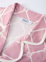 Rylee Faith Designs - Mommy & me Autumn Check Bow Girls Lapel Pajamas - alternate view 14