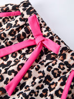 Rylee Faith Designs - Mommy & Me Leopard Print Ruffle Pajama Set - alternate view 5