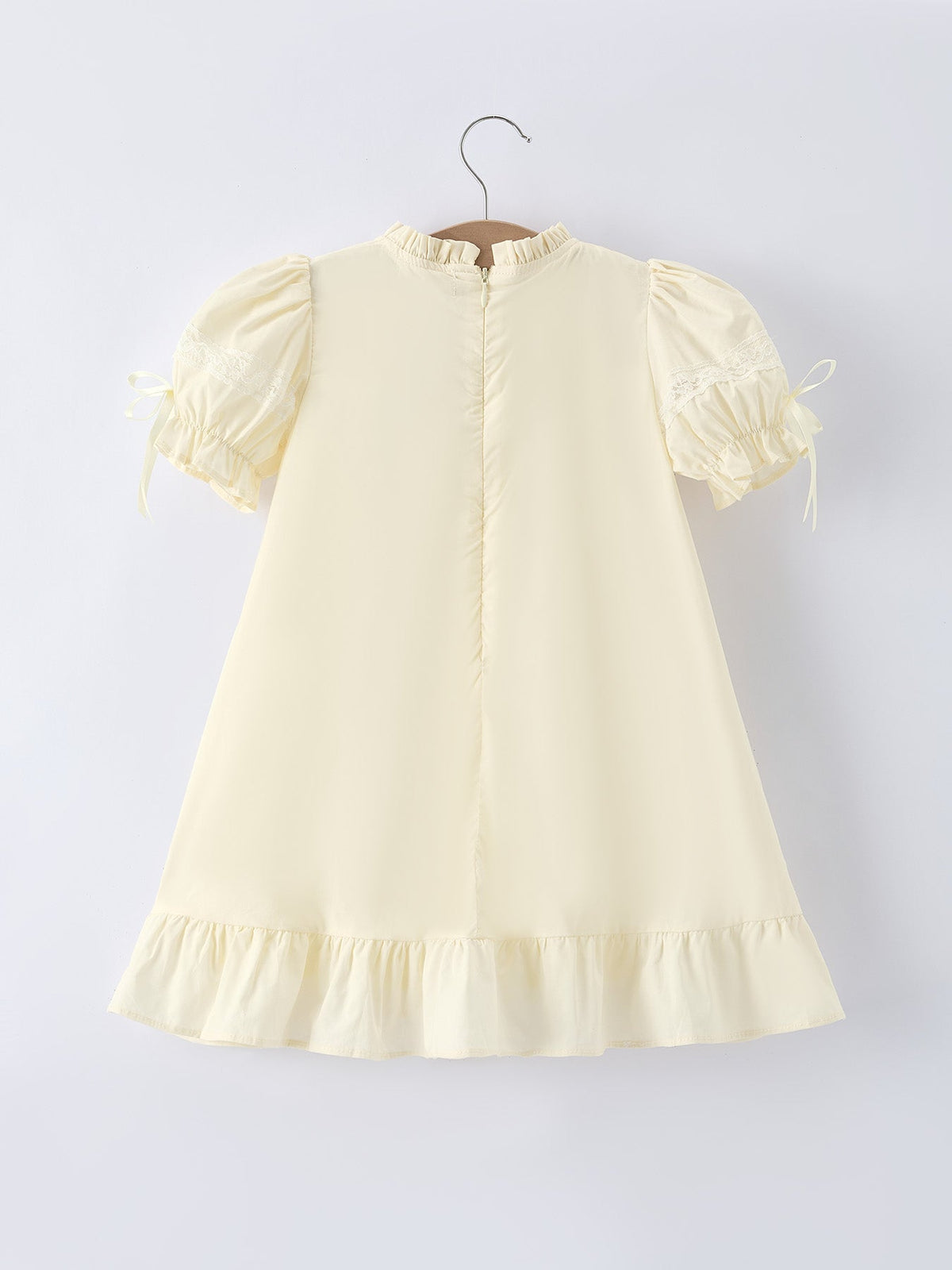 Rylee Faith Designs - Embroidered Lace Girls' Short-sleeved Dress - alternate view 7