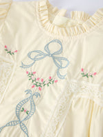 Rylee Faith Designs - Embroidered Lace Girls' Short-sleeved Dress - alternate view 10