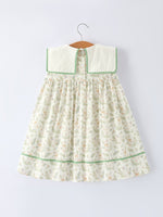 Rylee Faith Designs - Vintage Floral Duck Embroidery Spring Girl Dress - alternate view 2