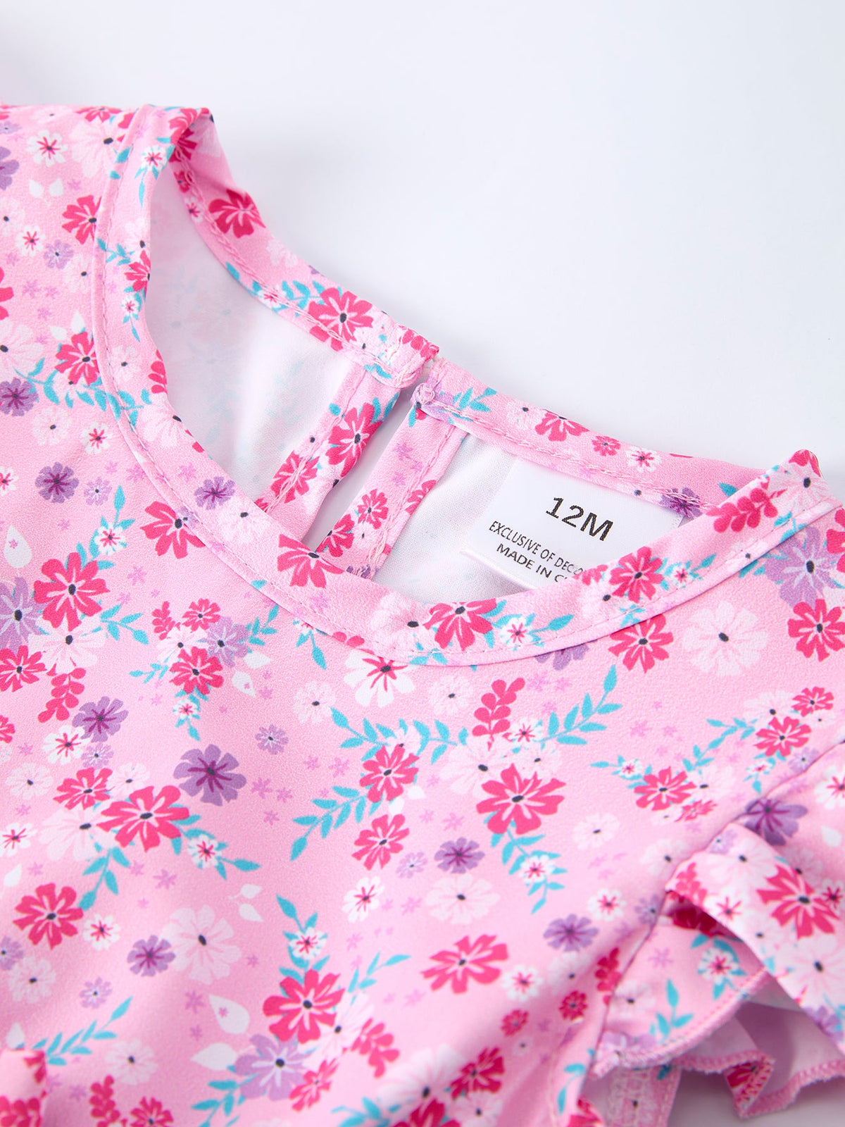 Rylee Faith Designs - Mommy & Me Baby Girls Romper-Spring Floral Print - alternate view 4
