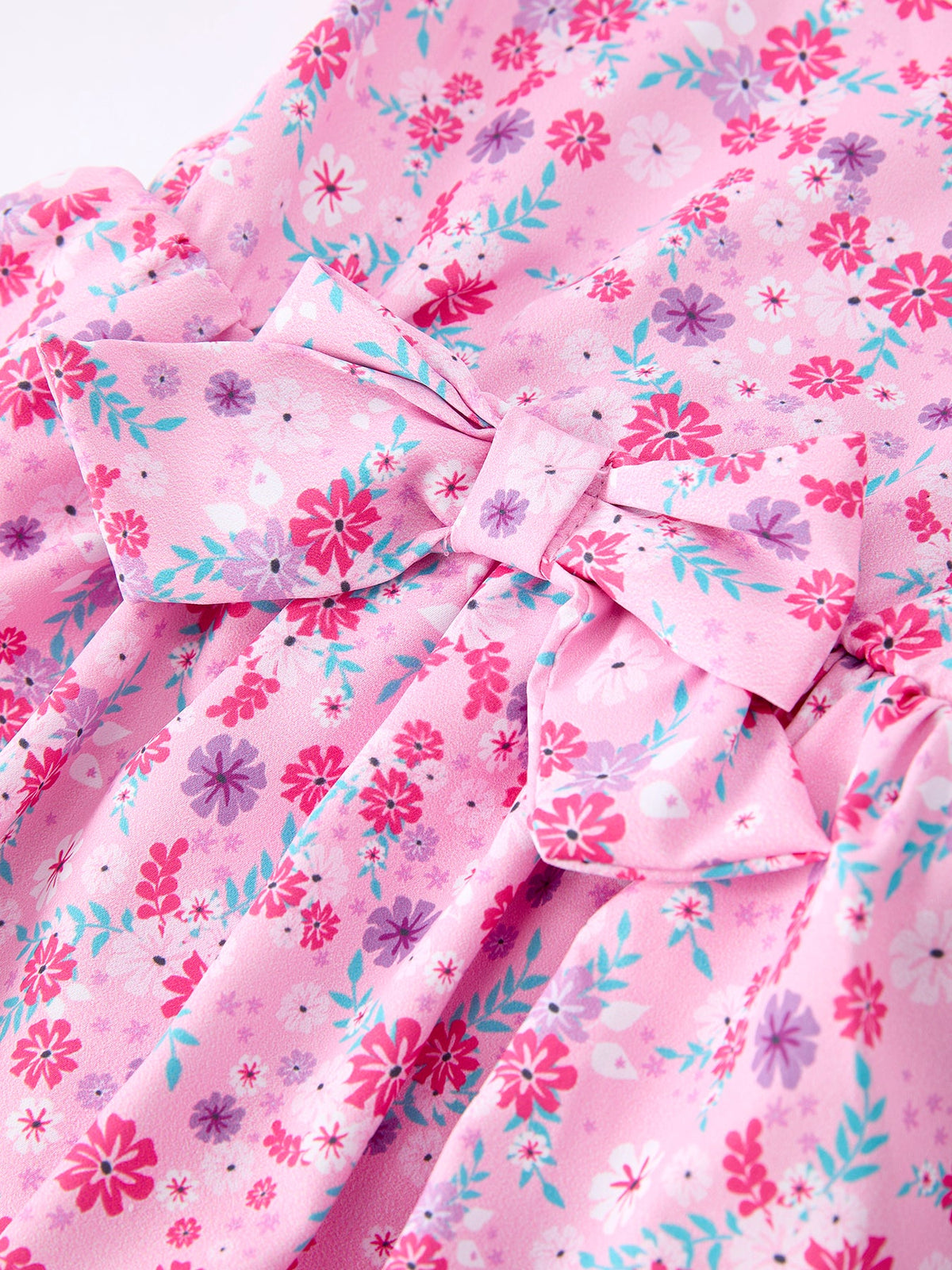 Rylee Faith Designs - Mommy & Me Baby Girls Romper-Spring Floral Print - alternate view 5